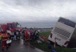 Autocar cu români, implicat într-un accident în Ungaria
