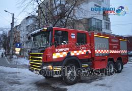 Pompierii puși în alertă de sesizarea unui bărbat de pe Aleea Criva din Dorohoi - FOTO