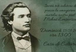 Spectacol gratuit la Casa Municipală de Cultură Dorohoi - Să-l sărbătorim pe Poetul „inimilor noastre”