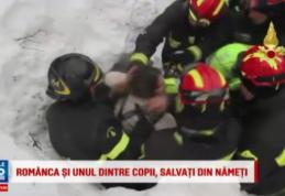 Românca dată disparută după avalanșa din Italia și fiul ei, găsiți în viață. Vezi VIDEO cu operațiunea de salvare!