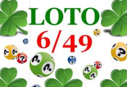 Premiul de categoria I la Loto 6/49, în valoare de 16,69 milioane lei, a fost câștigat