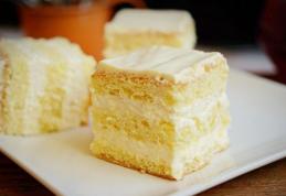 Prăjitură cu lămâie și iaurt