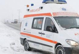 Bărbat din Ibănești rănit într-un accident produs în timp ce încerca să depășească o căruță