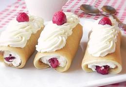 Clătite cu cremă de mascarpone