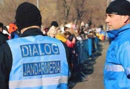 Protest la Leorda, în atenția jandarmilor