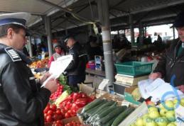 Piața Centrală împânzită de polițiști în vederea prevenirii şi combaterii evaziunii fiscale