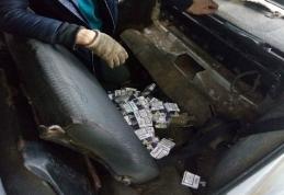 Ţigări de contrabandă ascunse într-un autoturism, descoperite la Punctul de Trecere a Frontierei Stânca - FOTO