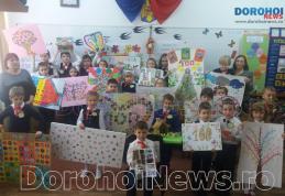 Gimnaziul „Mihail Kogălniceanu” Dorohoi: 100 de zile sărbătorite de elevii din clasa pregătitoare Step by Step - FOTO