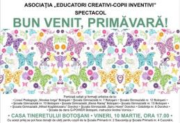 Şcoala Gimnazială „Mihail Kogălniceanu” Dorohoi prezentă la Botoşani pe scena spectacolului „Bun venit, primăvară!”