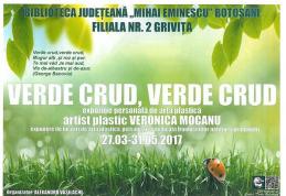 Dublă expoziţie a artistei plastice Veronica Mocanu, la Biblioteca Judeţeană Botoşani