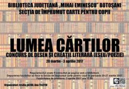 Festivitatea de premiere a concursului „Lumea cărţilor prin desen şi creaţie literară”, la Biblioteca Botoșani