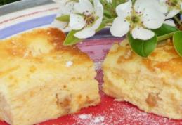 Plăcintă - pască, cu brânză dulce fără blat