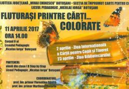 „Fluturaşi printre cărţi colorate” la bibliotecă
