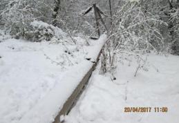 Alimentarea cu energie electrică este întreruptă în mai multe zone din Moldova din cauza fenomenelor meteorologice