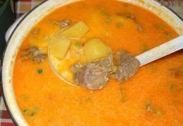 Ciorbă dreasă de vițel