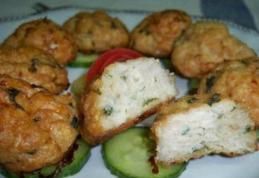 Chifteluțe de pește, la cuptor