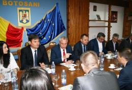 Delegație oficială din Republica Moldova, în vizită la Consiliul Județean Botoșani - FOTO