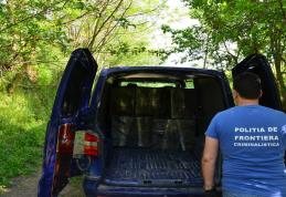 Ţigări de peste 170.000 lei, confiscate de polițiștii de frontieră, pe raza localităţii Horodiştea - FOTO