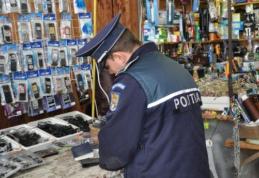 Amenzi usturătoare aplicate de oamenii legii după o razie pe linia prevenirii şi combaterii actelor ilicite de comerţ