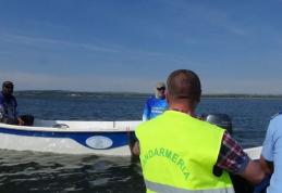 Șapte pescari care nu dețineau permis de pescuit și braconau pe acumularea Rogojești, amendați