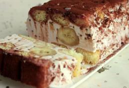 Tort de ciocolată și banane fără coacere