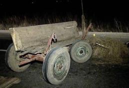 Doi frați care se aflau într-o căruță răniți într-un accident provocat de un șofer băut