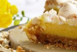 Tartă de lămâie cu bezea