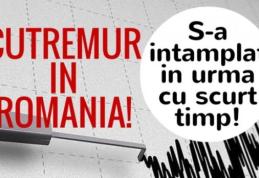 Cutremur de peste 4 grade în urmă cu scurt timp! L-ai simțit?