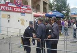 Jandarmii au verificat stadionul municipal Botoşani 