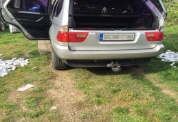 BMW folosit pentru transportul ţigărilor de contrabandă