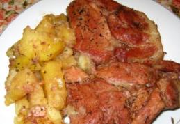 Ceafă de porc la cuptor