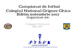 Campionat de fotbal la Colegiul Național Grigore Ghica - FOTO