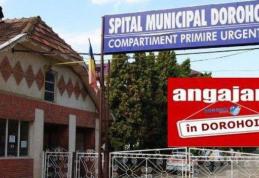 Spitalul Municipal Dorohoi organizează concurs pentru patru posturi de îngrijitor și muncitor. Vezi detalii!