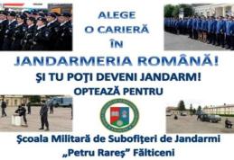 Caravana de recrutare a Jandarmeriei Române ajunge în Botoşani
