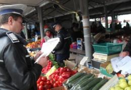 Razii în pieţele din Dorohoi și Botoșani încheiate cu dosare penale!
