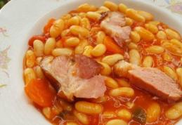 Fasole cu ciolan afumat