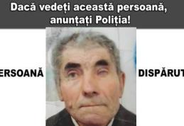 Poliția caută un bătrân de 80 de ani care a dispărut de 10 zile