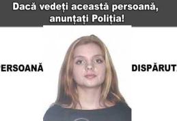 Aţi văzut această persoană sau cunoaşteţi date despre ea? Sunaţi urgent la Poliţie!