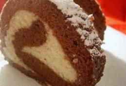 Ruladă cu cremă de lapte