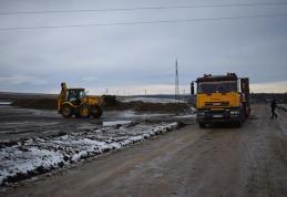 Drumul Național 24C a intrat în lucrări de modernizare - FOTO