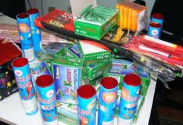 Operaţiunea „Foc de artificii”. Obiecte pirotehnice, deţinute ilegal, confiscate de poliţiştii botoșăneni