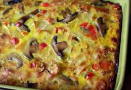 Paste cu ciuperci la cuptor