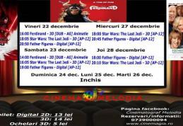 Vezi ce filme vor rula la Cinema „MELODIA” Dorohoi, în săptămâna 22 - 28 decembrie – FOTO