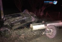 Accident grav la Cobâla! Patru tineri au ajuns la spital după ce s-au dat peste cap cu mașina - FOTO