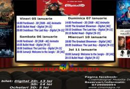 Vezi ce filme vor rula la Cinema „MELODIA” Dorohoi, în săptămâna 5 - 11 ianuarie – FOTO