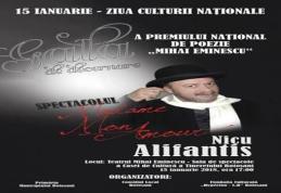 Recital extraordinar NICU ALIFANTIS la Botoșani, de Ziua Culturii Naţionale