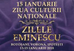 ZILELE EMINESCU ediţia a XLIX-a - Premiul Național de Poezie „Mihai Eminescu” ediția a XXVI-a - Programul manifestărilor!