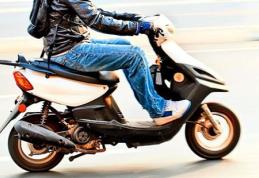 Sancționat cu dosar penal după o plimbare cu motoscuterul prin Suharău