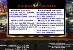 Vezi ce filme vor rula la Cinema „MELODIA” Dorohoi, în săptămâna 2 – 8 februarie – FOTO