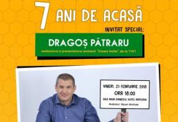 Dragoș Pătraru vine la Botoșani în cadrul unui eveniment intitulat „7 ani de acasă”